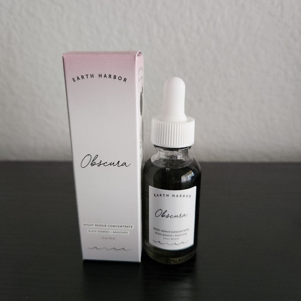 Earth Harbor Obscura Night Repair Concentrate Black Seaweed & Bakuchiol 1.6oz